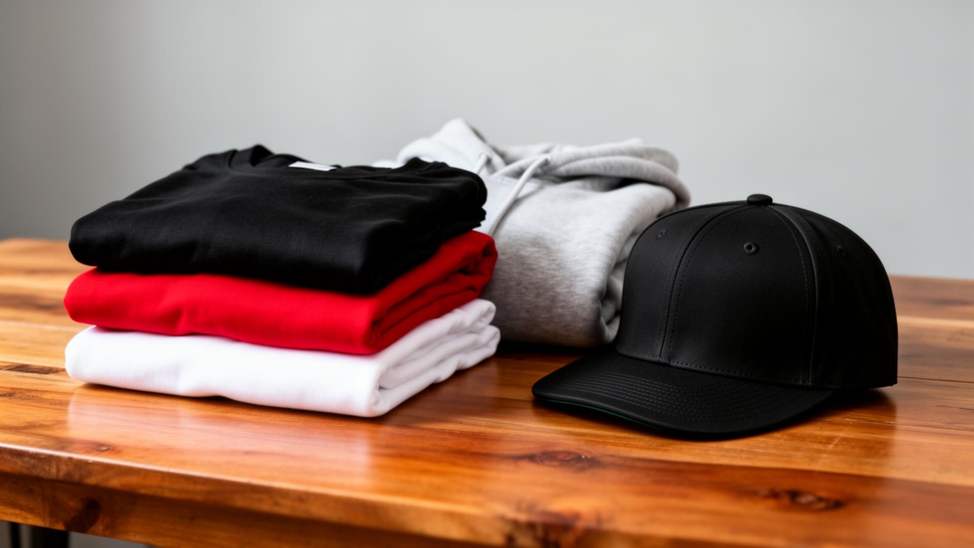 Custom printed shirts, hoodie and hat from PMP custom apparel printing